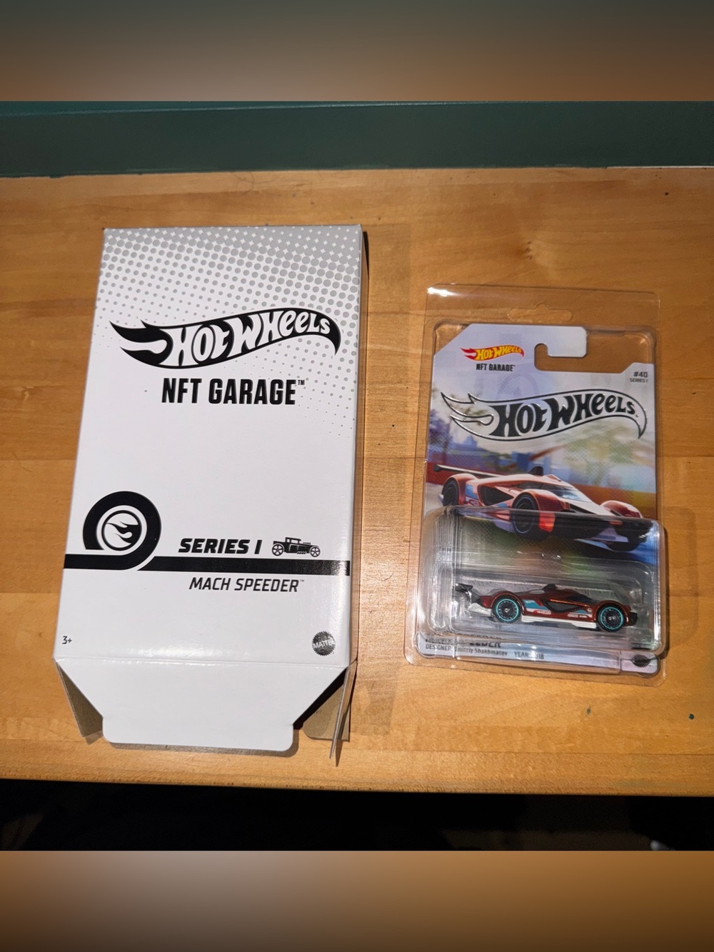 Hot Wheels Garage Series 1 Physical Car - Mach speeder Sealed, BRAND NEW